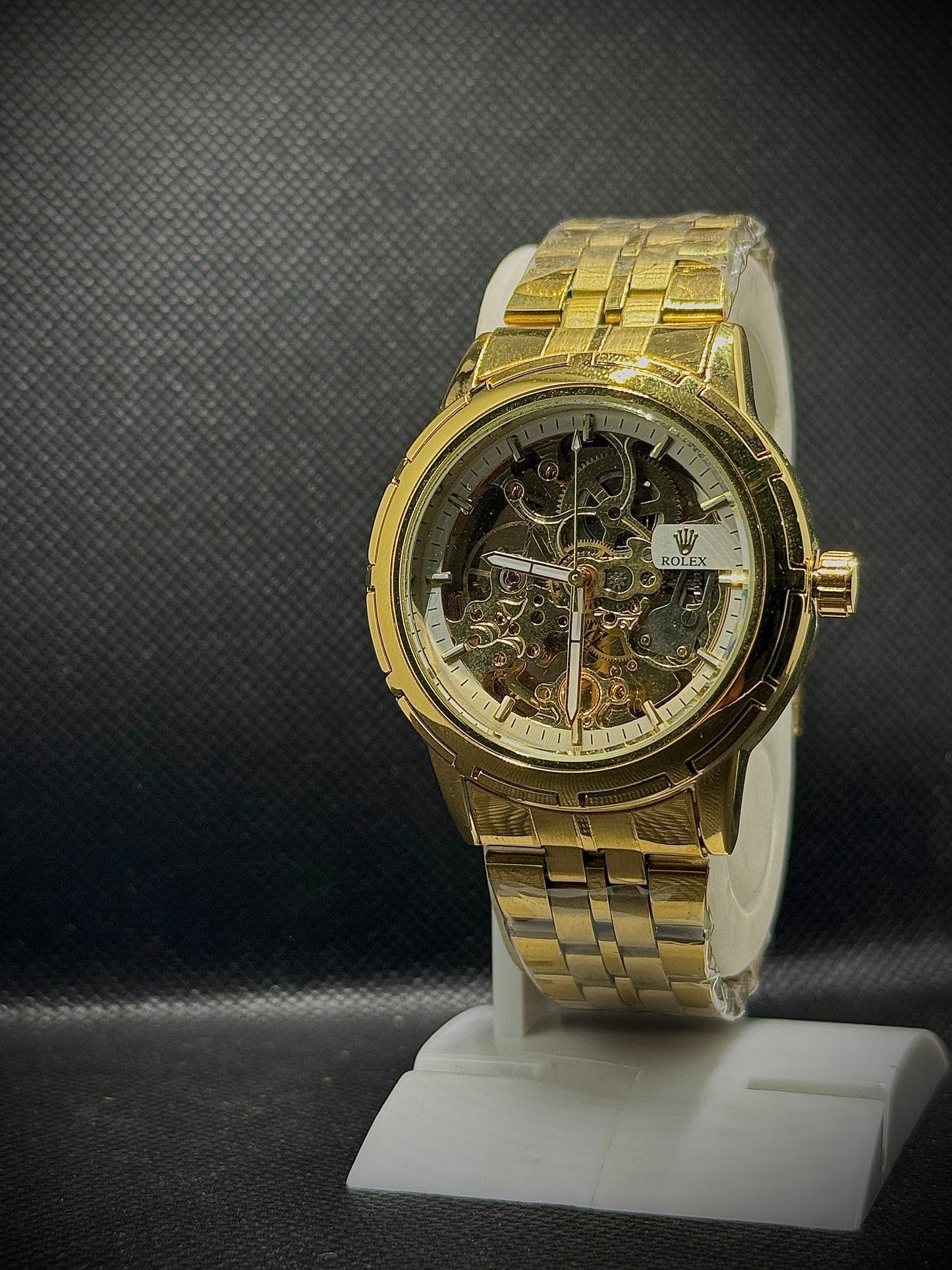 ROLEX WATCHES TRANSPARENT DIAL.