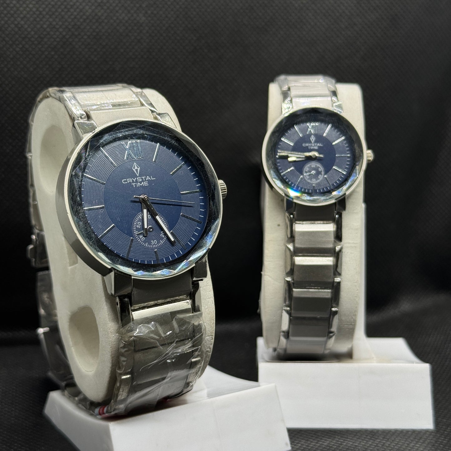 Crystal Time Couple Watches