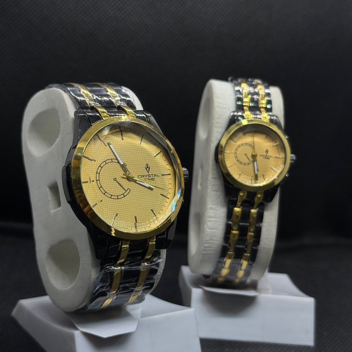 Crystal Time Couple Watches