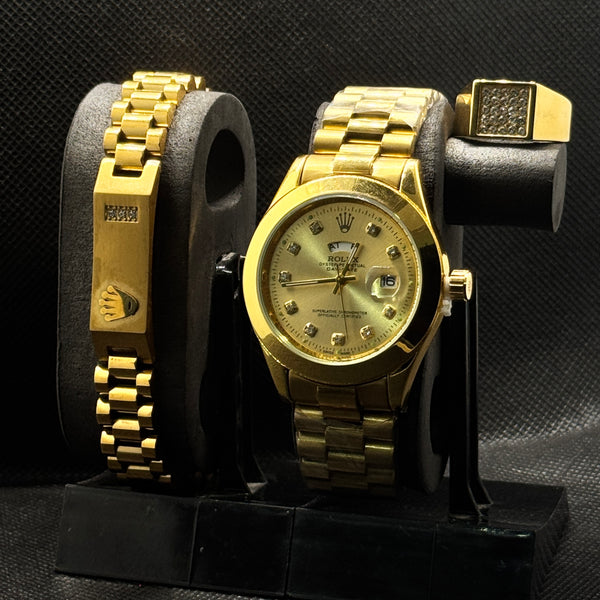 ￼ROLEX DEAL GOLD COLOUR