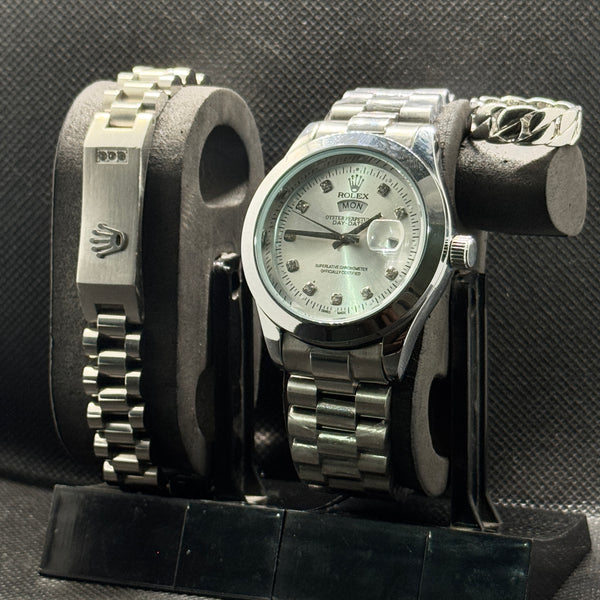 ROLEX DEAL SILVER COLOUR