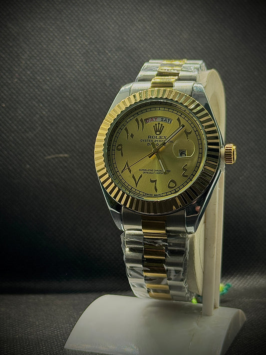 ROLEX DAY-DATE WATCHES ARABIC DIAL FANCY.