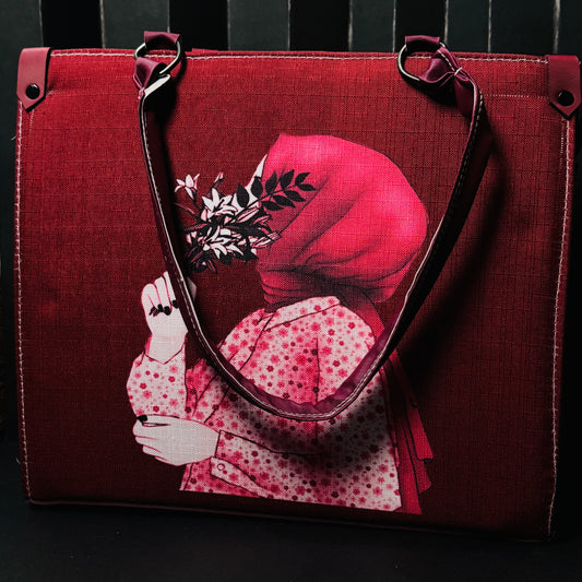 HIJAB GIRL LARGE SIZE BAG