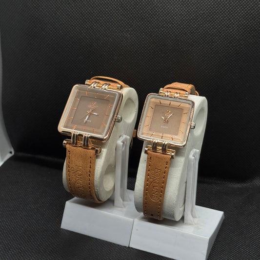 Golden Hourtime Couple Watches