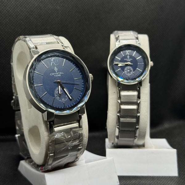 Crystal Time Couple Watches